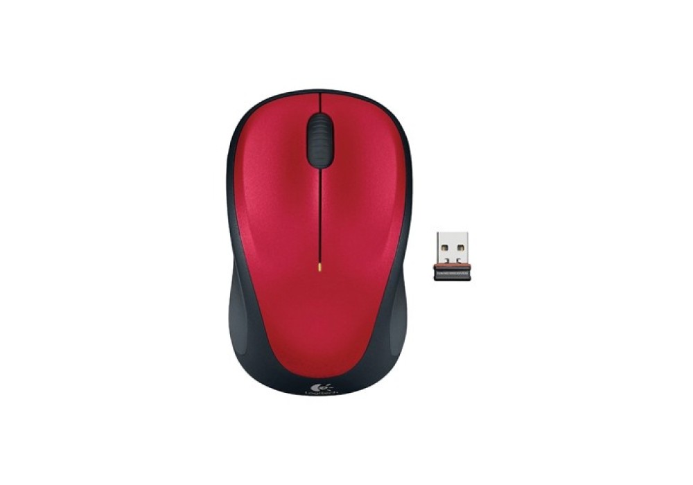 Logitech M235 Red Wireless Mouse
