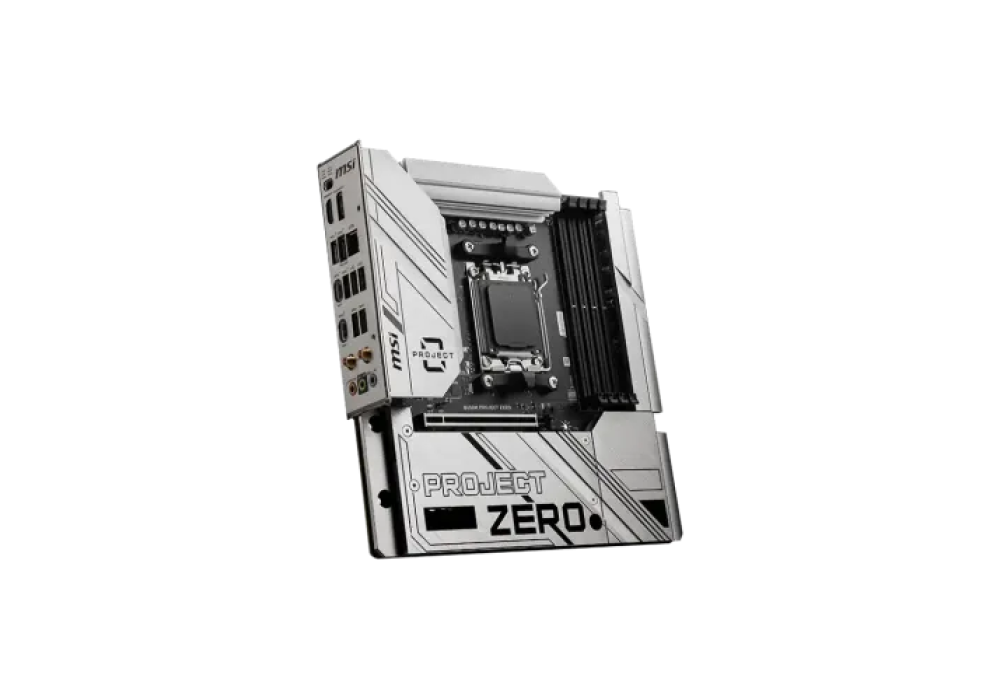 MSI B650M PROJECT ZERO AM5 m-ATX Motherboard