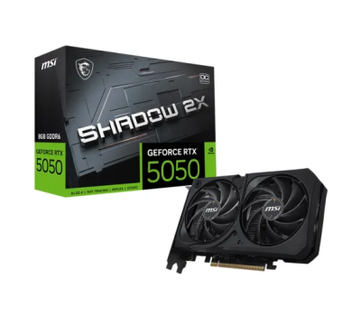 MSI GeForce RTX 5050 8G SHADOW 2X OC 8GB GDDR6 Graphics Card