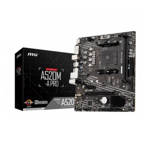 MSI A520M-A Pro AM4 AMD Micro-ATX Motherboard