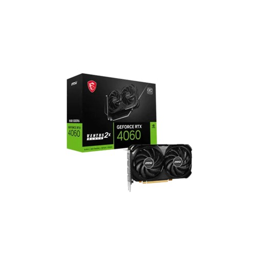 MSI GeForce RTX 4060 VENTUS 2X BLACK 8GB OC GDDR6 Graphics Card