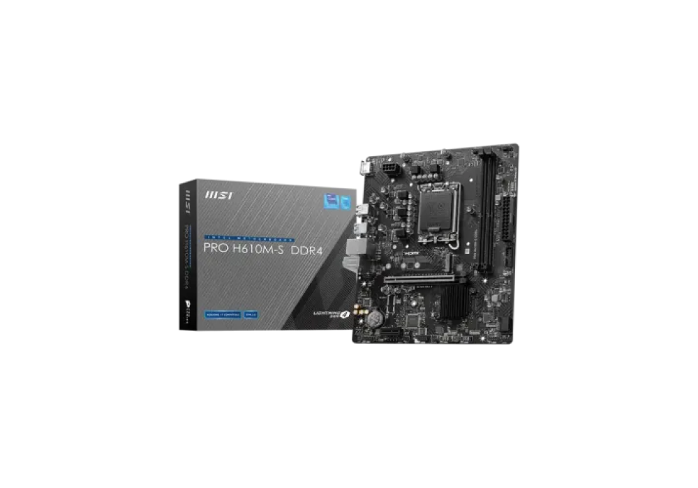 MSI PRO H610M-S DDR4 m-ATX Motherboard