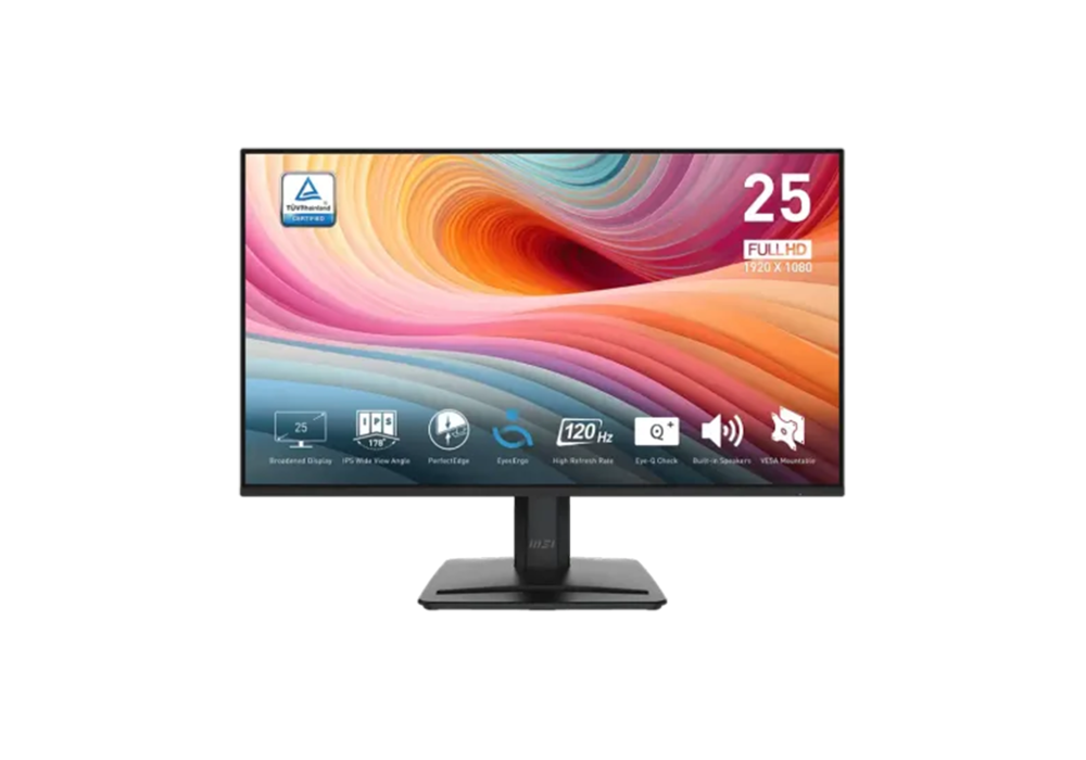 MSI PRO MP251 E2 24.5 Inch FHD Display HDMI, DP, VGA Monitor