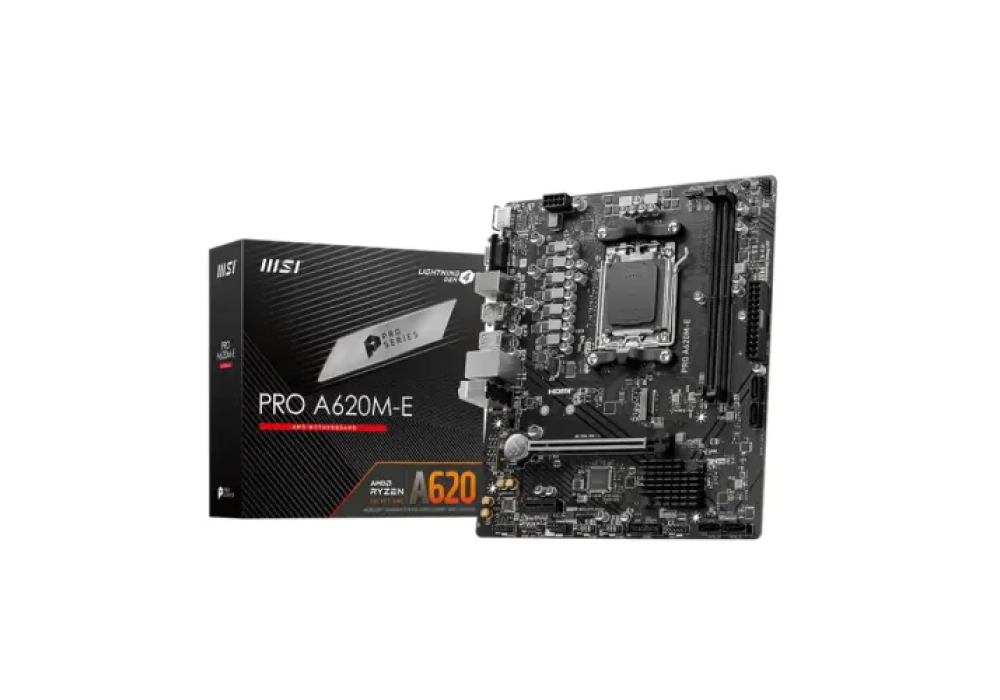 MSI PRO A620M-E DDR5 AMD AM5 mATX Motherboard
