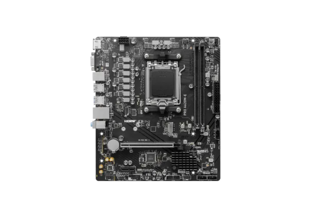 MSI PRO A620M-E DDR5 AMD AM5 mATX Motherboard