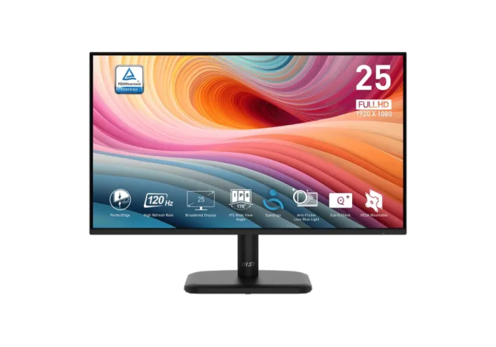 MSI PRO MP251L E2 24.5 Inch 120Hz 1ms FHD IPS Business Monitor