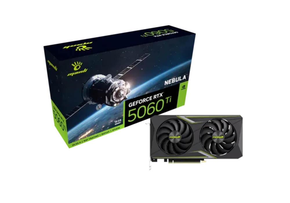 Manli Nebula GeForce RTX 5060 Ti 16GB GDDR7 Graphics Card
