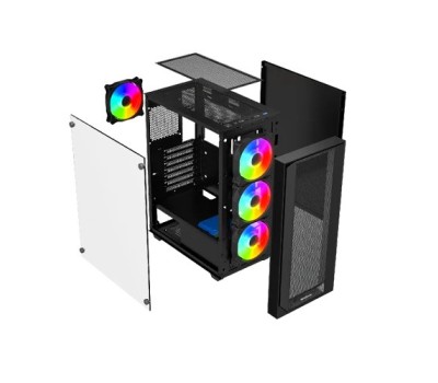 MaxGreen 2605 Mid-Tower ARGB ATX Gaming Case