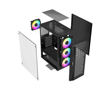 MaxGreen 2616 Mid-Tower ARGB ATX Gaming Case