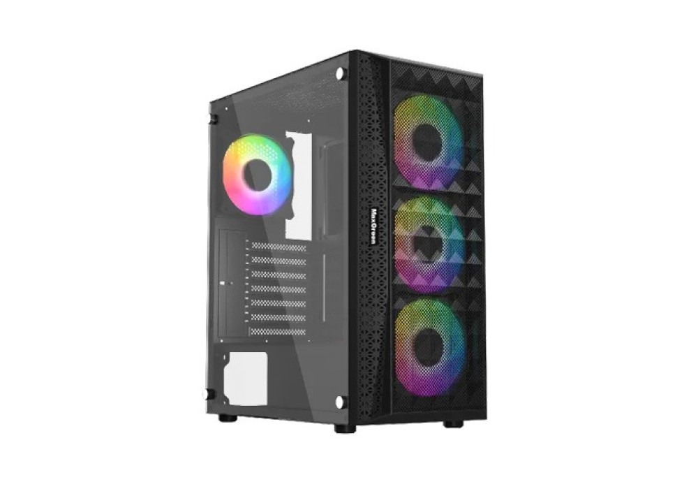 MaxGreen 2616 Mid-Tower ARGB ATX Gaming Case