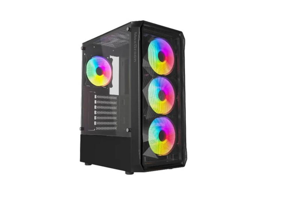 MaxGreen 825-V2 Mid-Tower ARGB ATX Gaming Case