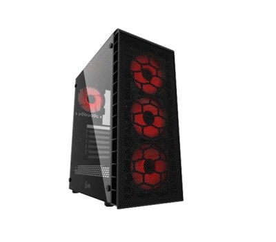 MaxGreen JX188-11-M ARGB Mid Tower Black ATX Gaming Casing