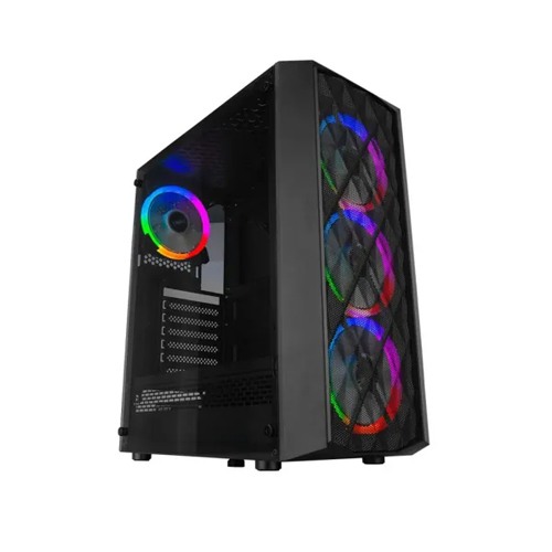 MaxGreen JX188-15 Mid-Tower RGB ATX Gaming Case