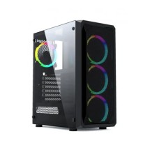 MaxGreen JX188-9 Mid-Tower RGB ATX Gaming Case