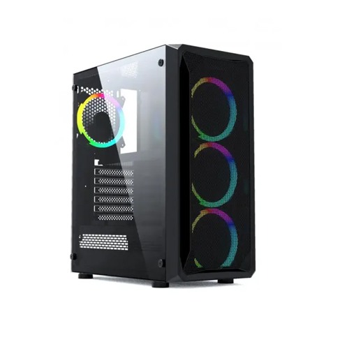MaxGreen JX188-9 Mid-Tower RGB ATX Gaming Case