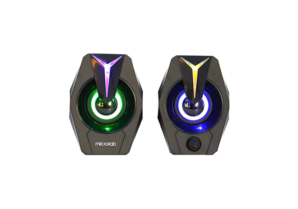 Microlab B26 LED 2:0 Wired Black Gaming Speaker