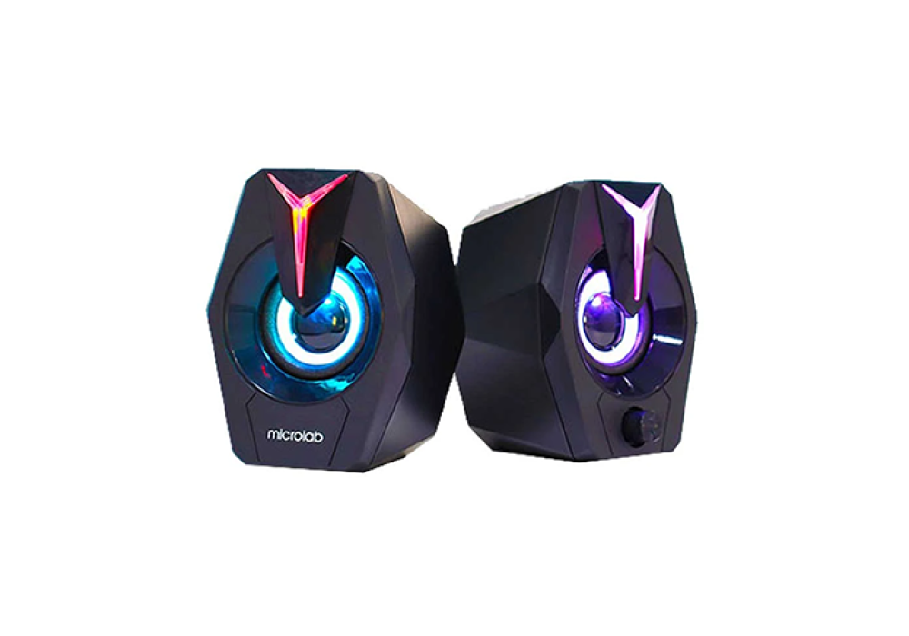 Microlab B26 LED 2:0 Wired Black Gaming Speaker