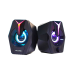 Microlab B26 LED 2:0 Wired Black Gaming Speaker