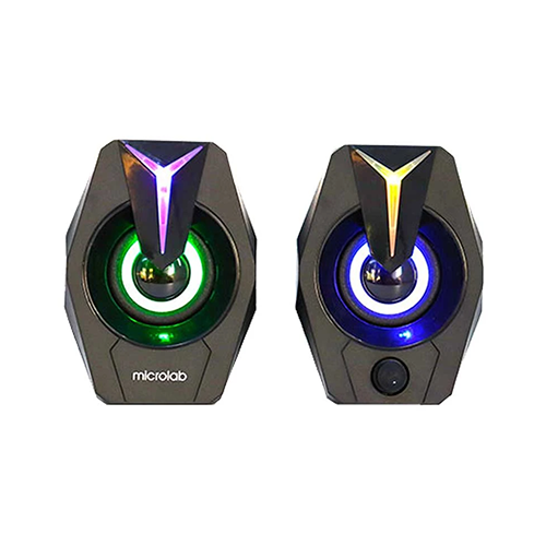 Microlab B26 LED 2:0 Wired Black Gaming Speaker