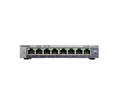 Netgear GS108E 8-Port Gigabit Plus Managed Desktop Switch