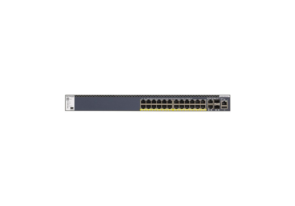 Netgear M4300-28G-PoE+ 26-Port 1G/10G PoE+ Compliant Managed Network Switch with SFP+ (480W)
