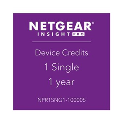 NETGEAR NPR1SNG1-10000S Insight Pro subscription license 1 year