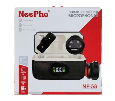 NeePho NP-58 Wireless Clip-on Microphone