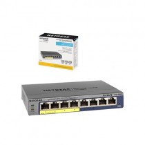 Netgear GS108PE 8-Port ProSafe Gigabit Manage Plus Desktop Switch (4-Port PoE + 4 Port Normal)