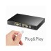 Cudy FS1018PS1 16-Port 10/100M PoE+ Switch with 1 Combo
