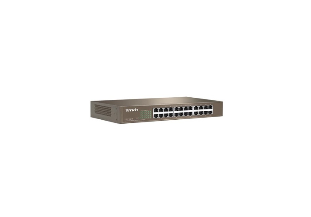 Tenda TEF1226P 24-Port 10/100Mbps + 2 Gigabit Web Smart PoE Switch