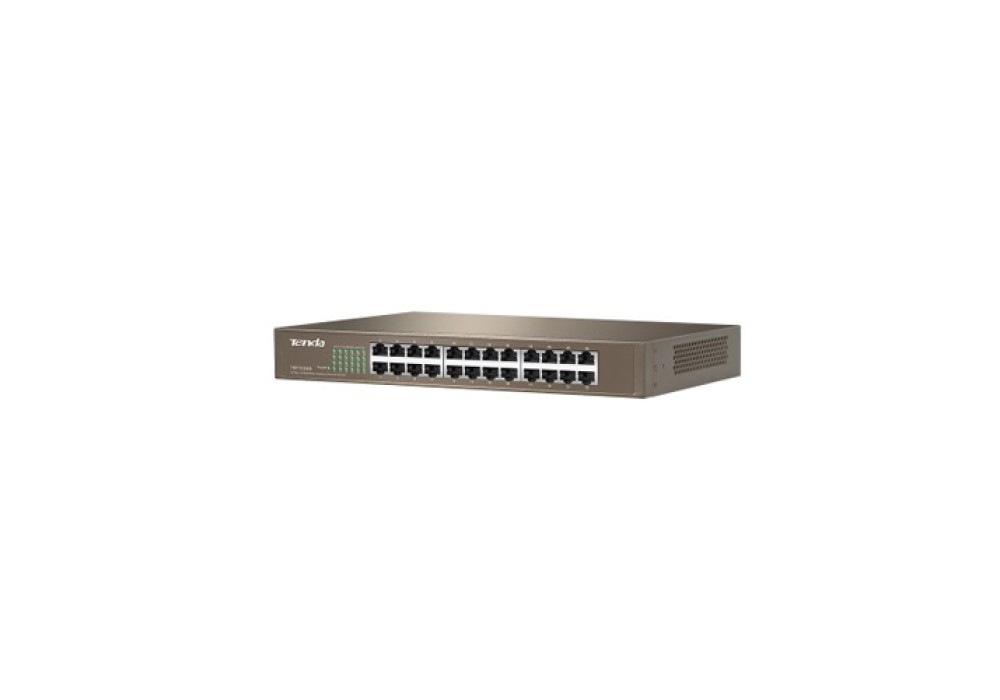 Tenda TEF1226P 24-Port 10/100Mbps + 2 Gigabit Web Smart PoE Switch
