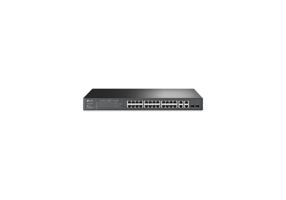 TP-Link TL-SL2428P TJetStream 24-Port 10/100Mbps + 4-Port Gigabit Smart Switch