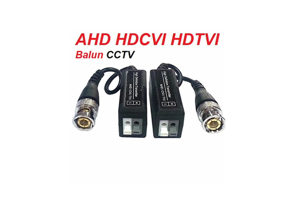 Passive Security Analog HDCVI Transceiver Single Channel 1080P CCTV Camera Video Balun for AHD HDCVI HDTVI With Single Port CCTV HD CVI AHD TVI