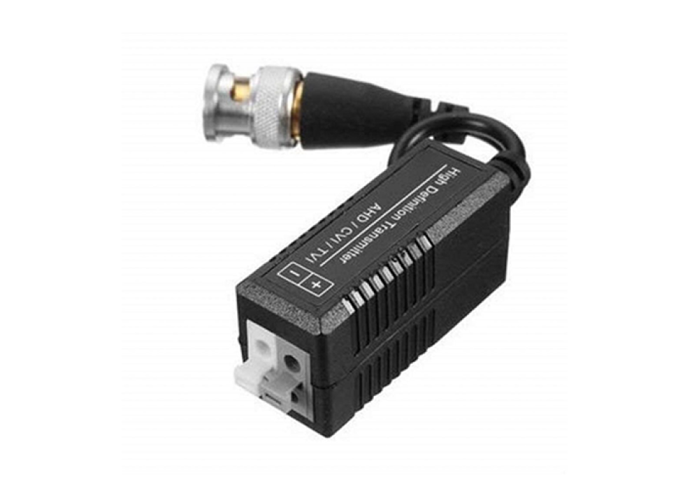 Passive Security Analog HDCVI Transceiver Single Channel 1080P CCTV Camera Video Balun for AHD HDCVI HDTVI With Single Port CCTV HD CVI AHD TVI