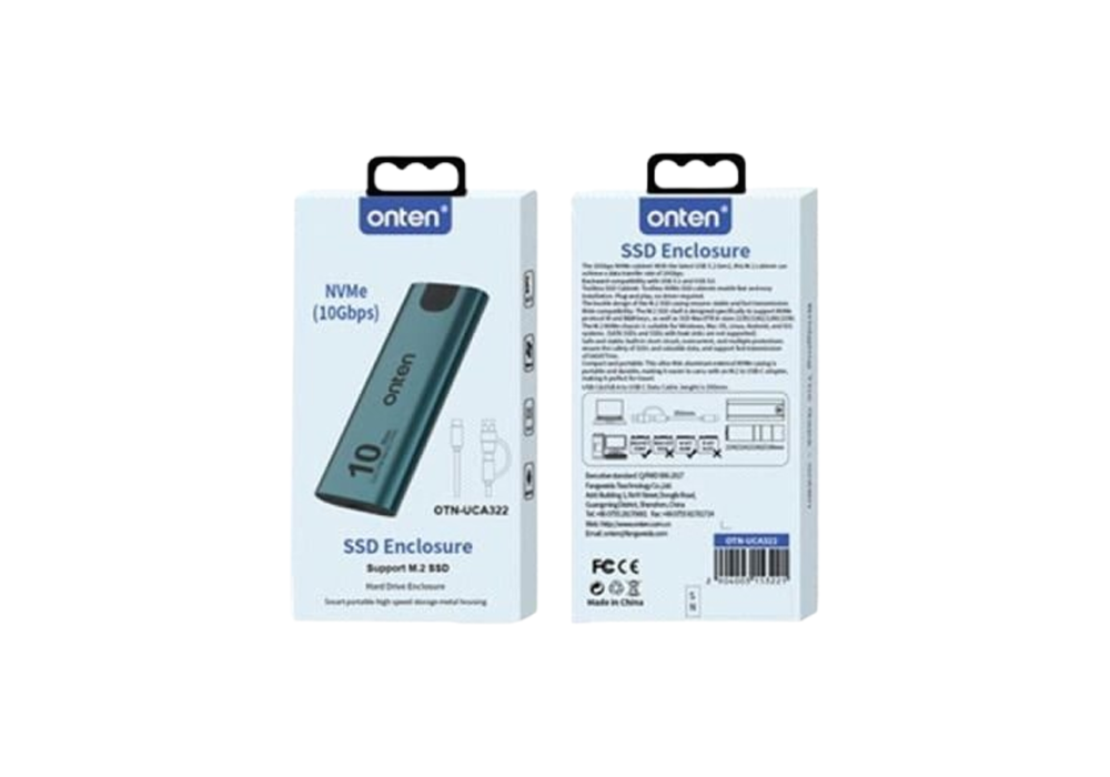 ONTEN OTN-UCA322 NVMe SSD Enclosure