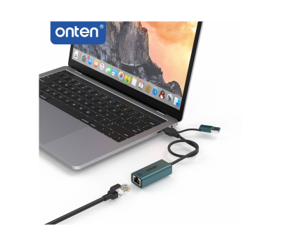 Onten USB 3.0 and Type-C to Gigabit Adapter