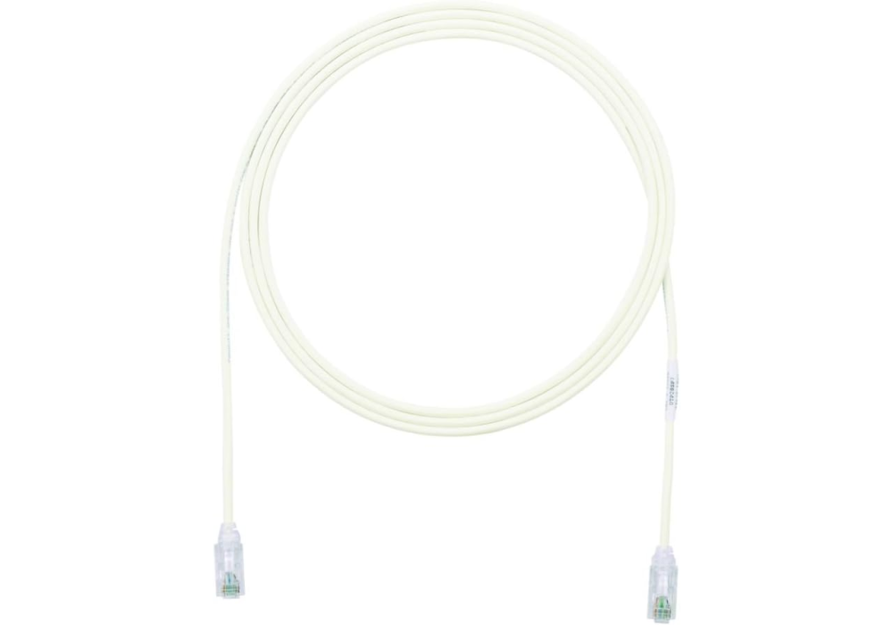 PANDUIT Cat6, 10 M 10 M Cat6 U/UTP (UTP) White – (10 m, 10 M, Cat6, RJ-45, RJ-45, U/UTP Network Cable (UTP), White)