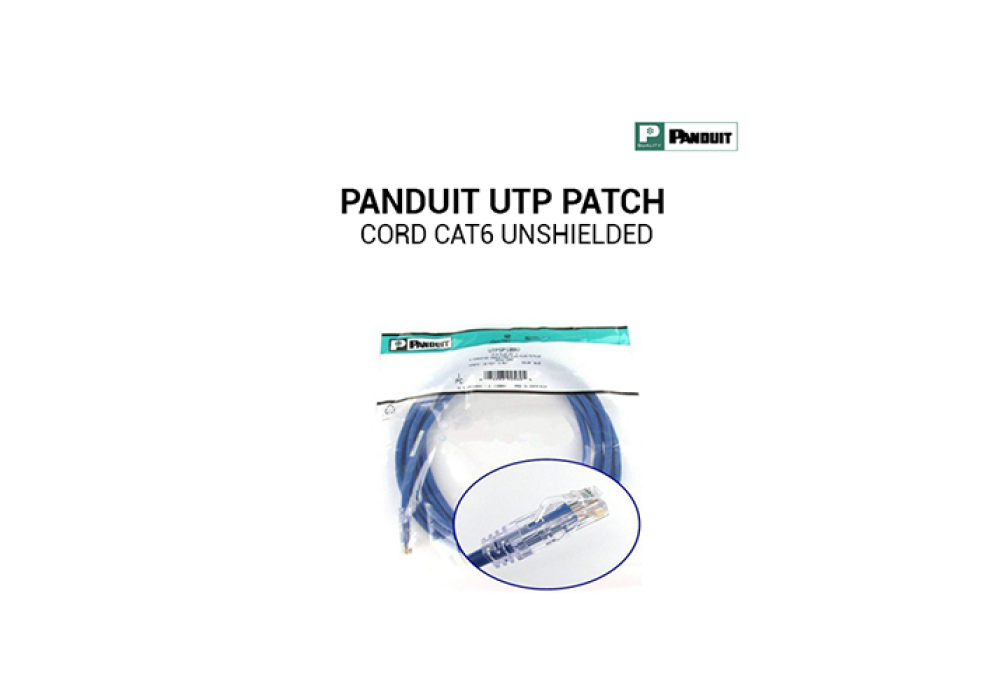 PANDUIT UTP PATCH CORD CAT6 UNSHIELDED 1M