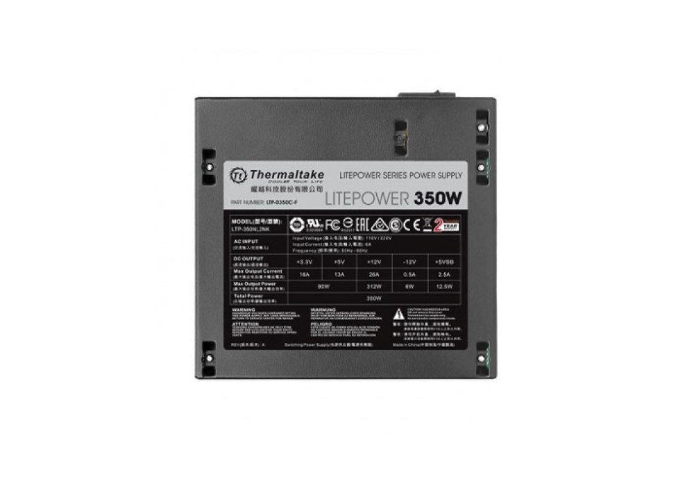 Thermaltake Litepower 350W Non Modular Power Supply