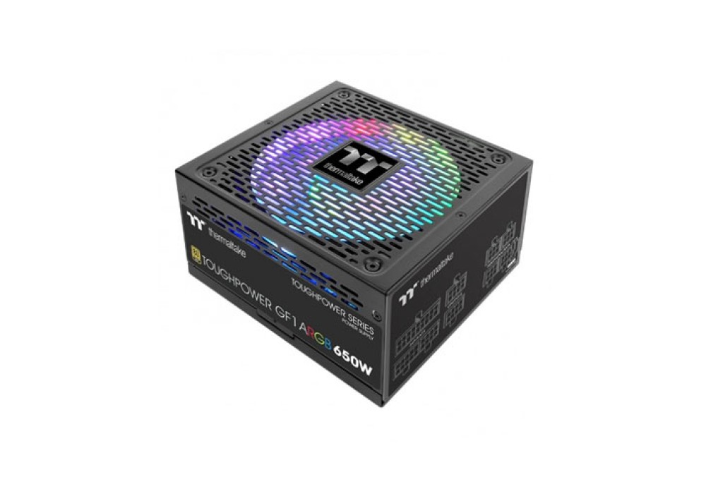 Thermaltake Toughpower GF1 ARGB 650W Gold Fully Modular Power Supply