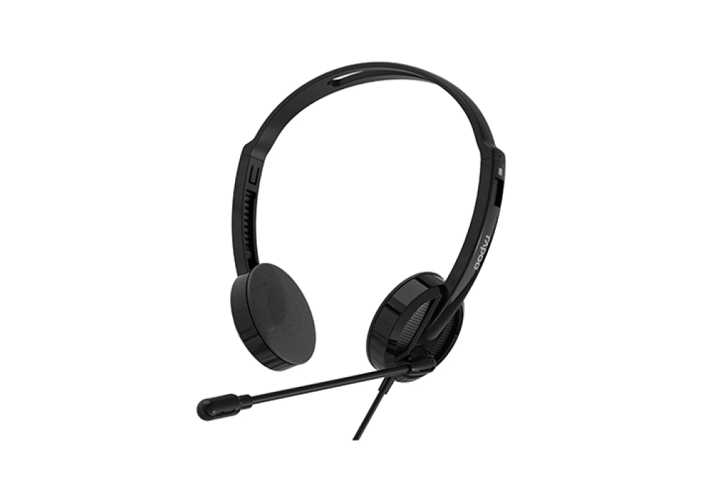 Rapoo H102 Black Wired Stereo Headphone