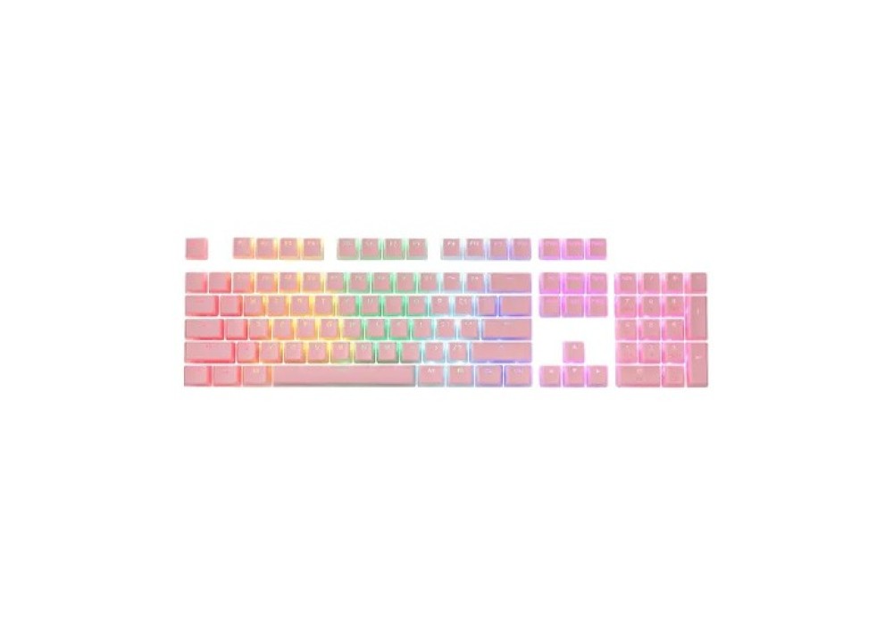 Redragon A130 Pudding 104 Keys Standard Doubleshot PBT Keycap Set White