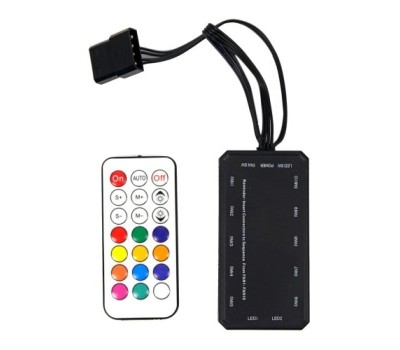 Redragon GC-F009 RGB Casing Cooler Fan Triple Pack with Remote