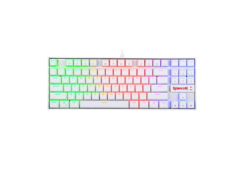 REDRAGON KUMARA K552 RGB MECHANICAL GAMING KEYBOARD (WHITE)