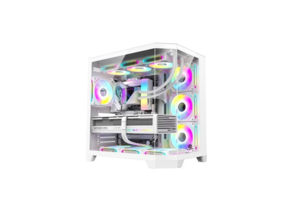 Revenger Air Box 7 ARGB Infinity Fans Full Tower White Gaming Case