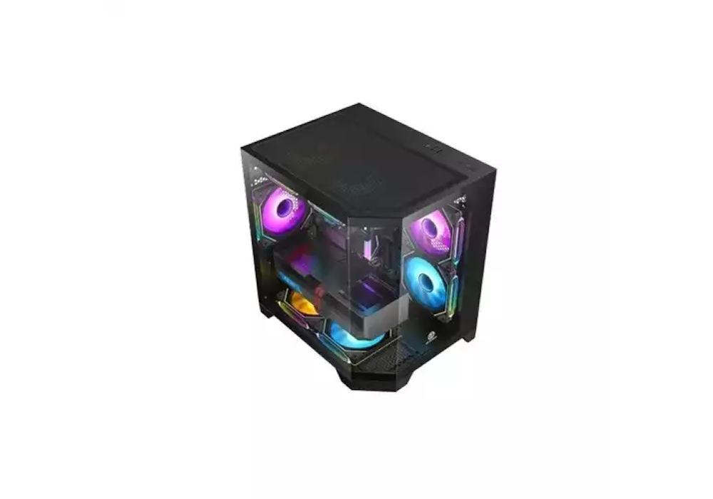 Revenger Air Box Mini ARGB Mid-Tower Gaming Desktop Case (Black)