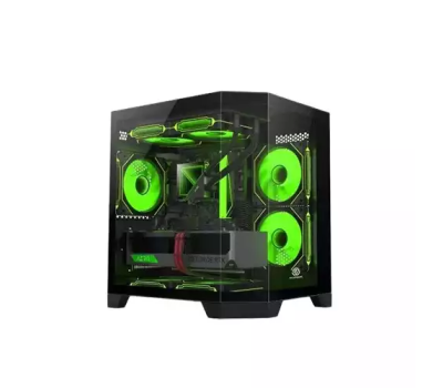 Revenger Air Box Mini ARGB Mid-Tower Gaming Desktop Case (Black)