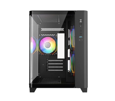 Revenger Air Tank Mini Mid Tower (Tempered Glass Window) Micro-ATX Gaming Desktop Case