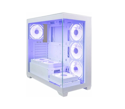 Revenger INFINITY Full Tower White ATX Gaming Desktop Casing with 7 ARGB Fan