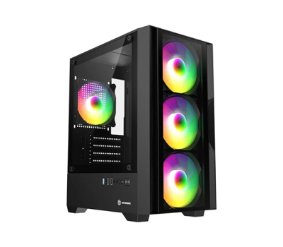Revenger PHANTOM X Mid Tower (Tempered Glass Window) Micro-ATX Gaming Desktop Case